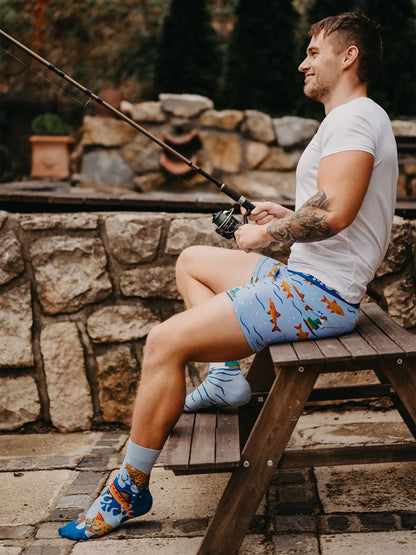 Chaussettes à motifs: Le pêcheur