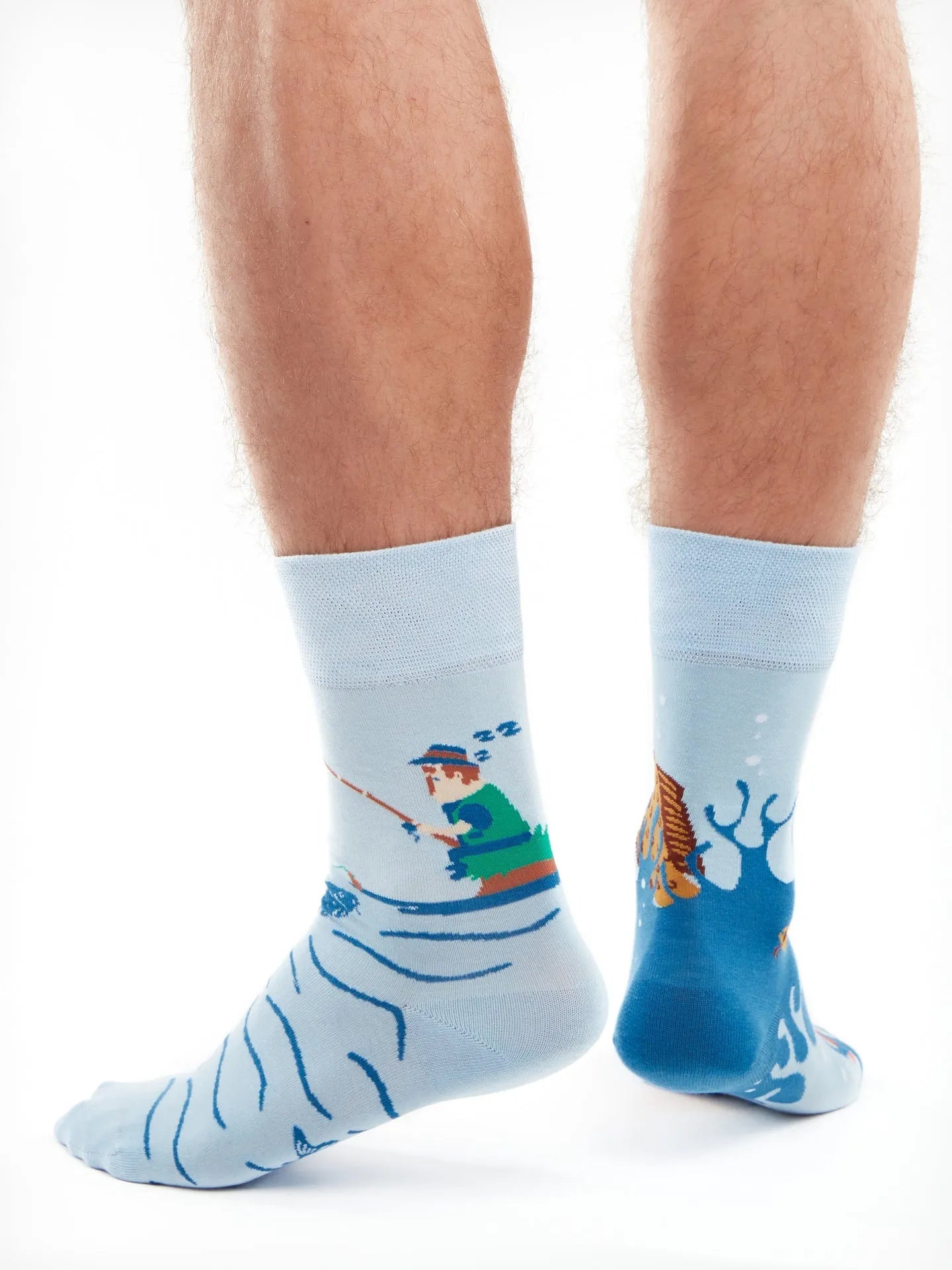 Chaussettes à motifs: Le pêcheur