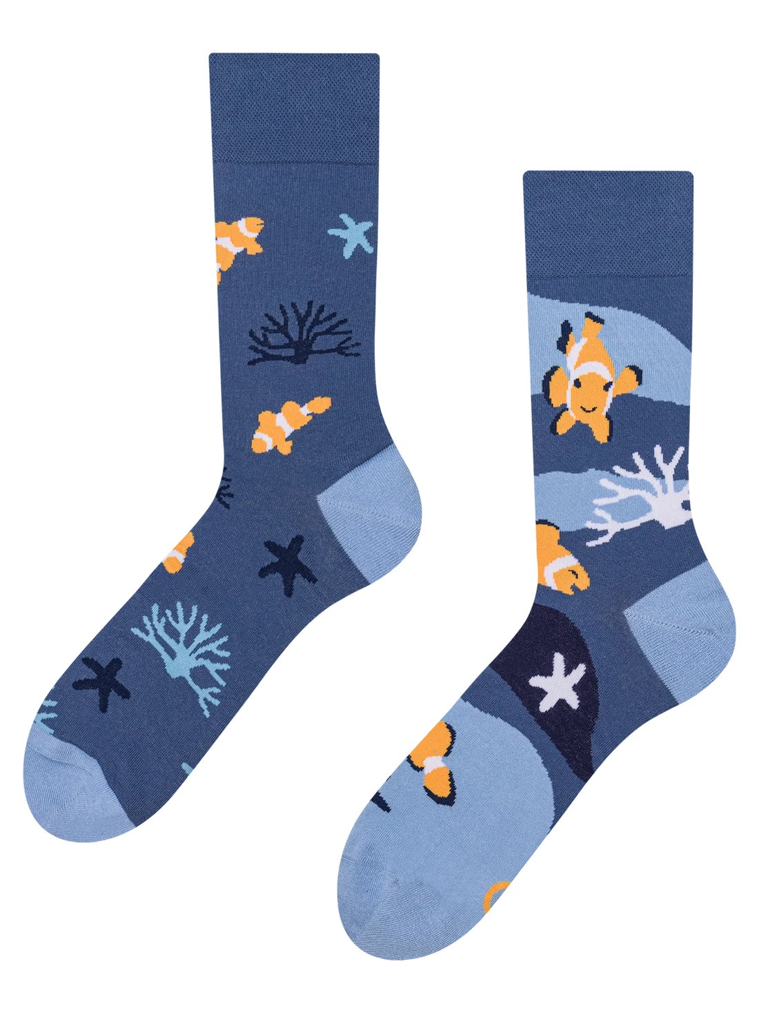 Chaussettes à motifs: Poisson clown