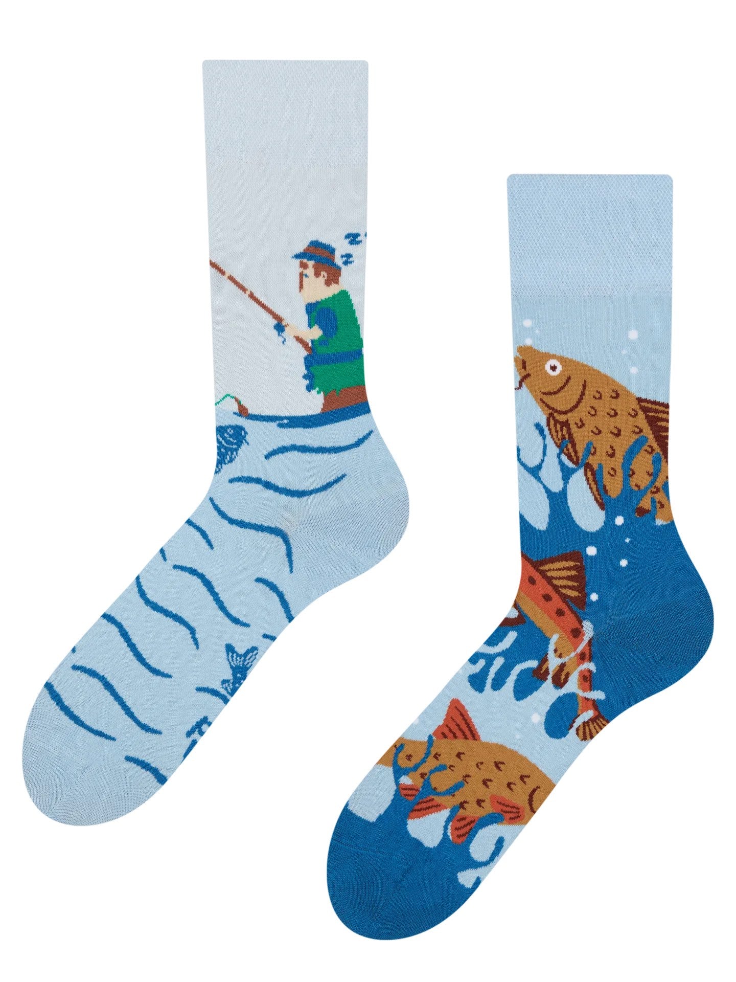 Chaussettes à motifs: Le pêcheur