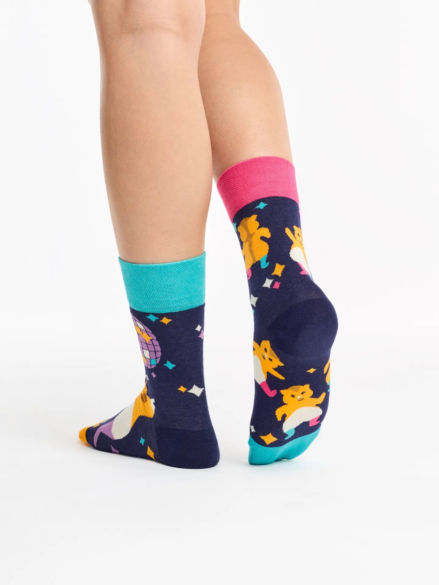 Chaussettes à motifs: Le hamster en fête