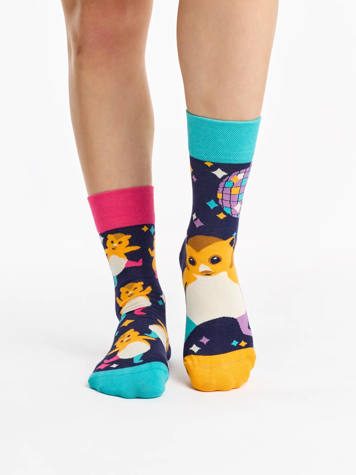 Chaussettes à motifs: Le hamster en fête