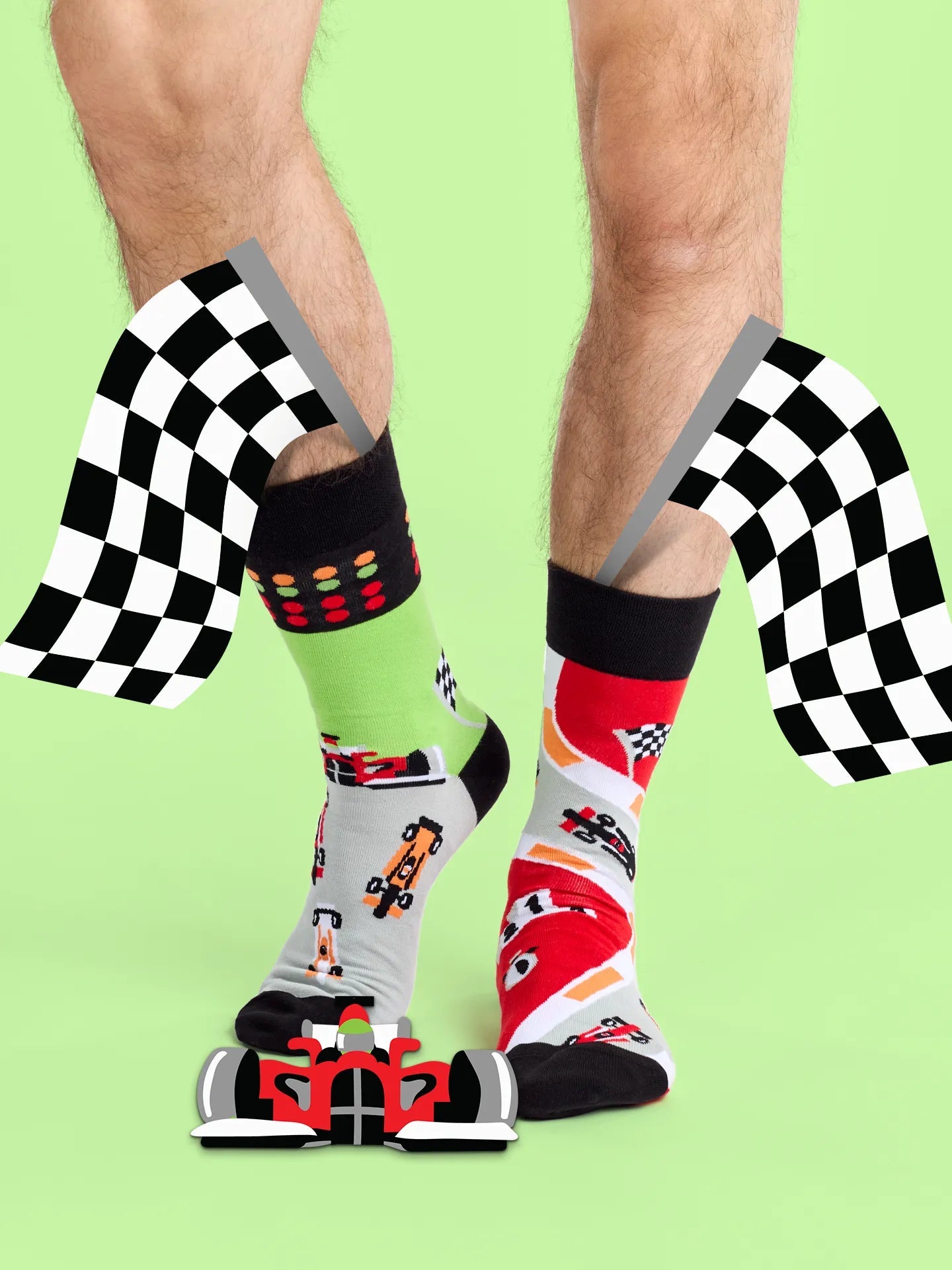Chaussettes à motifs: Formula 1