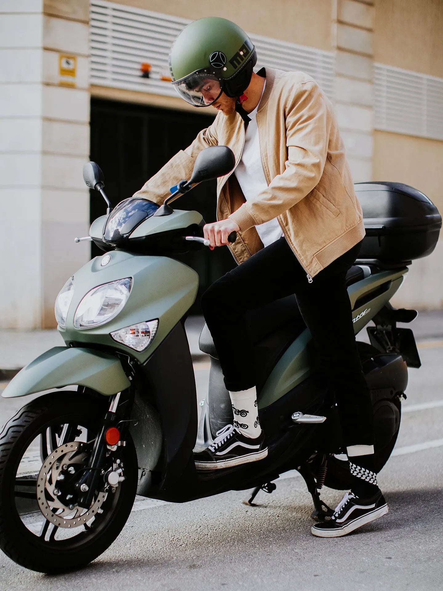 Chaussettes à motifs: Fan de moto