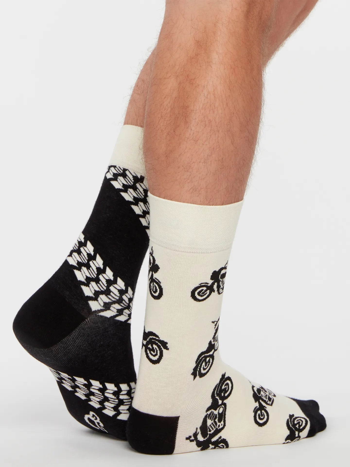 Chaussettes à motifs: Fan de moto