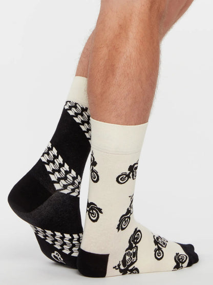 Chaussettes à motifs: Fan de moto