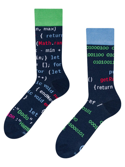Chaussettes à motifs: Le développeur web
