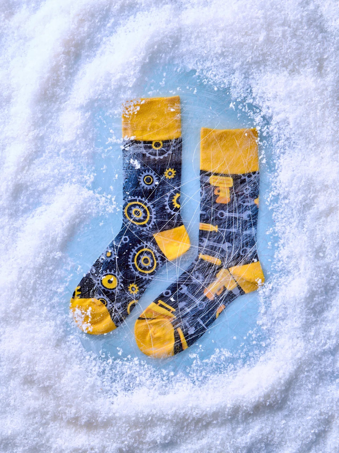 Chaussettes à motifs: Le mécano