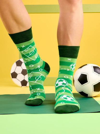 Chaussettes à motifs: Le footballeur