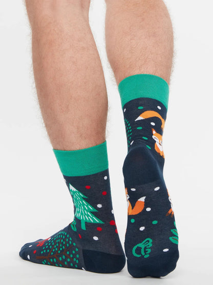 Chaussettes à motifs: La famille renard