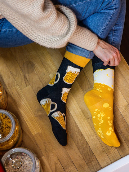 Chaussettes à motifs: La bière est ma passion