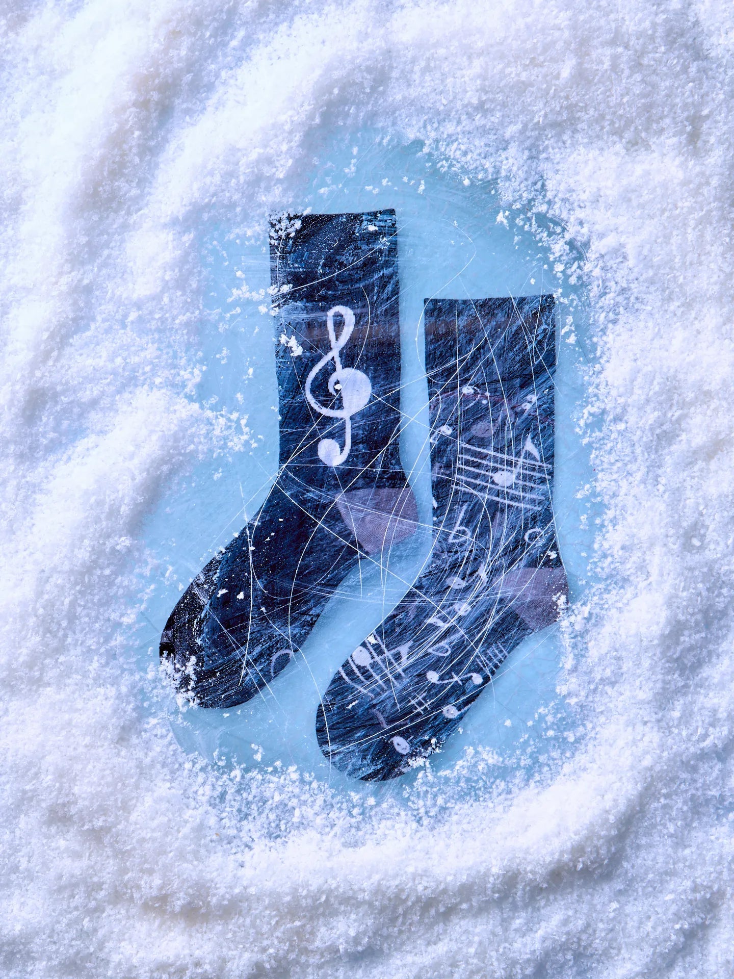 Chaussettes à motifs: Le musicien