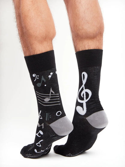 Chaussettes à motifs: Le musicien
