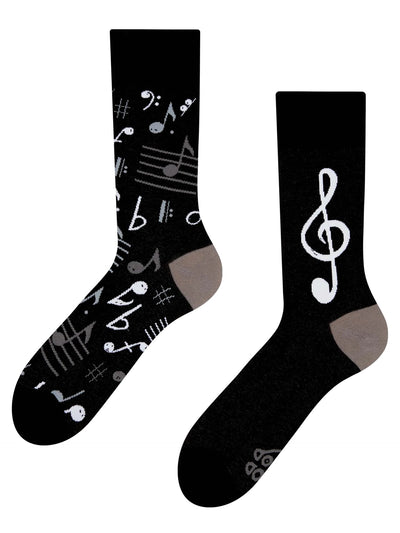 Chaussettes à motifs: Le musicien