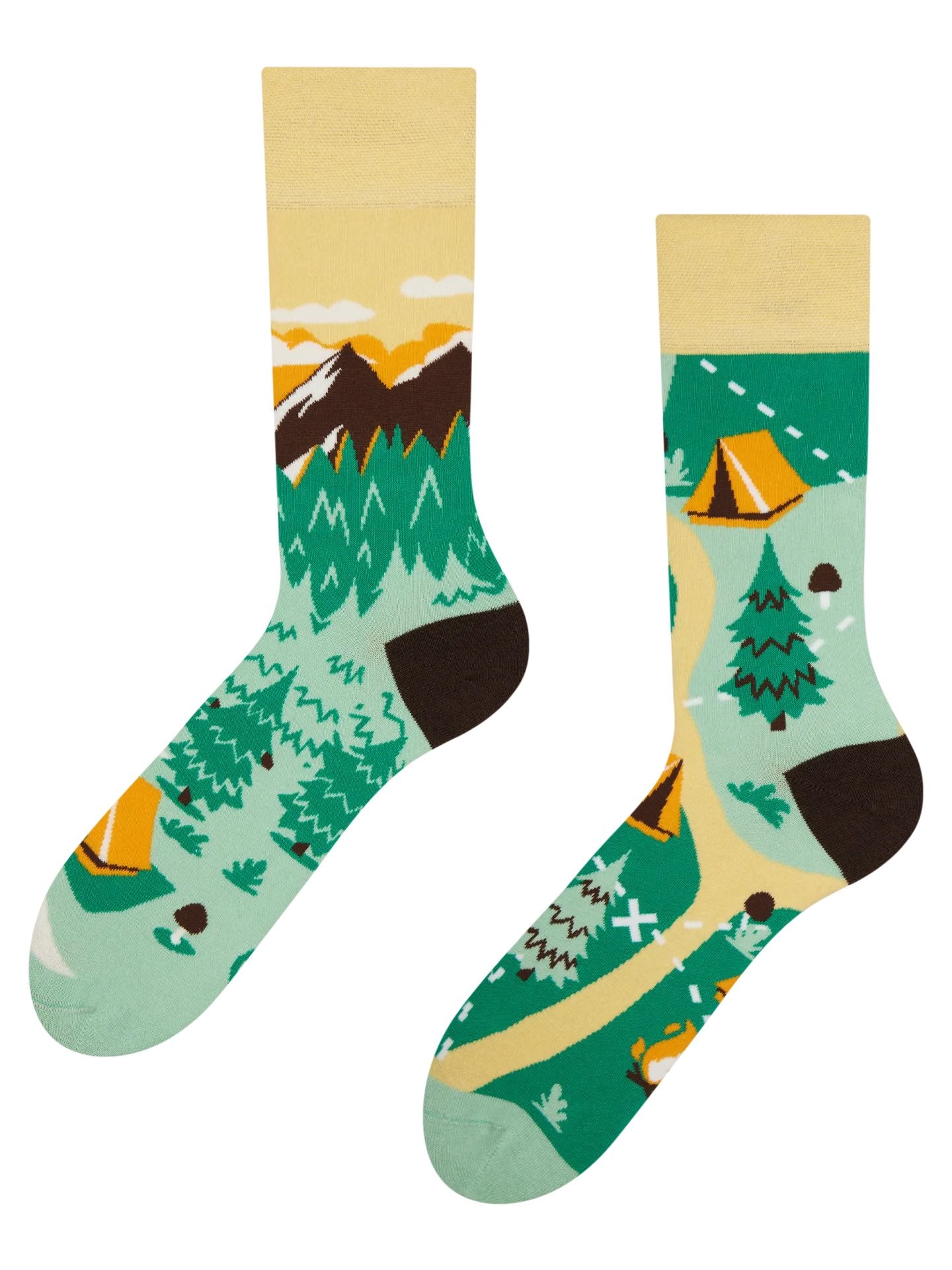 Chaussettes à motifs: Le campeur