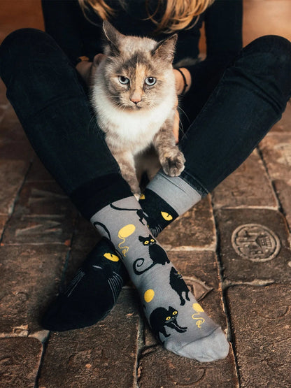 Chaussettes à motifs: L'oeil du chat