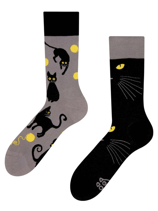 Chaussettes à motifs: L'oeil du chat