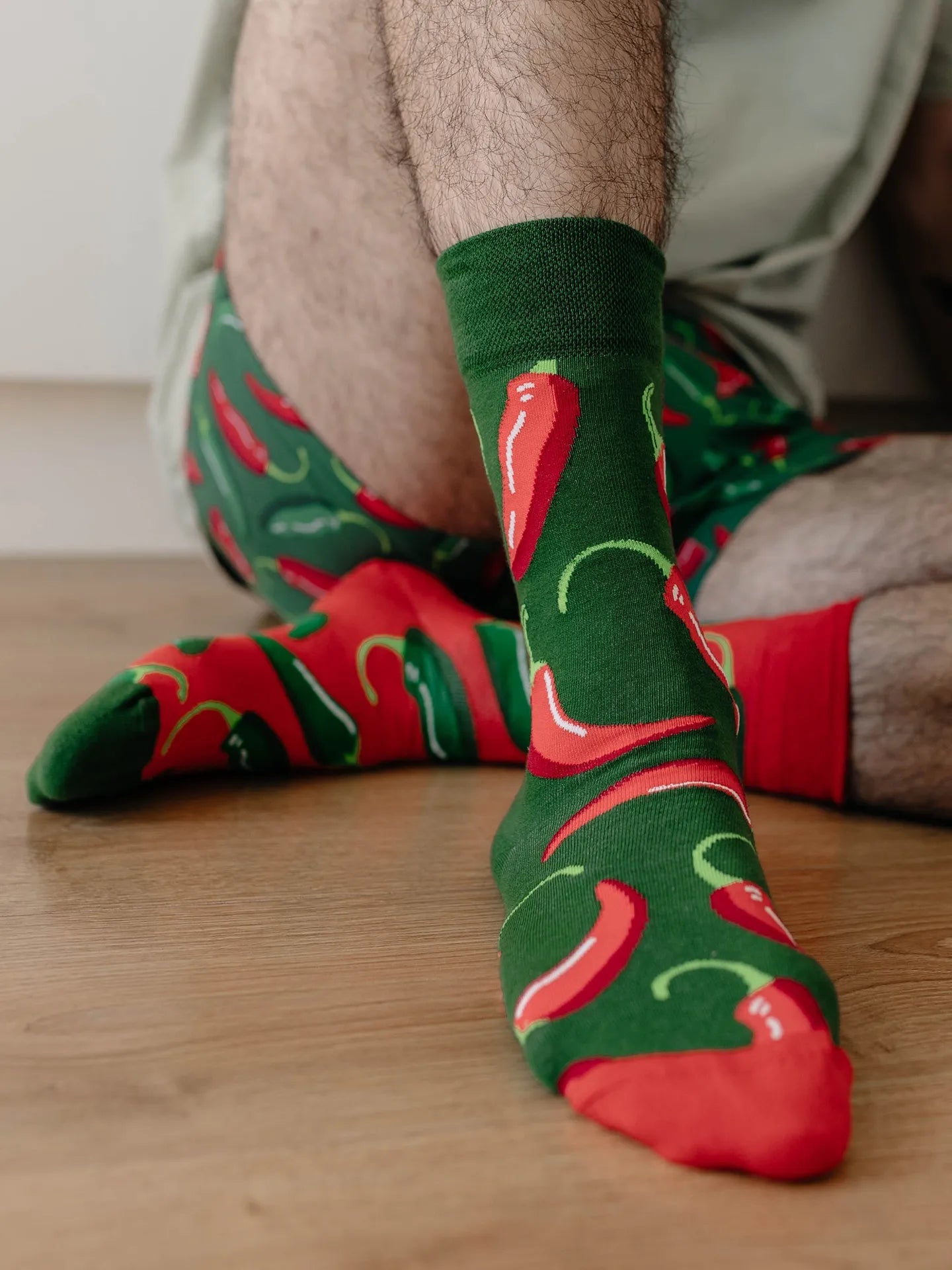 Chaussettes à motifs: Love piment