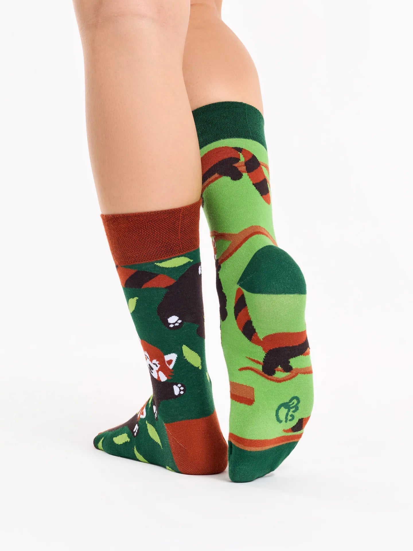 Chaussettes à motifs: Panda roux