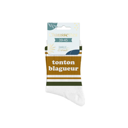 Chaussettes humoristiques: Tonton blagueur