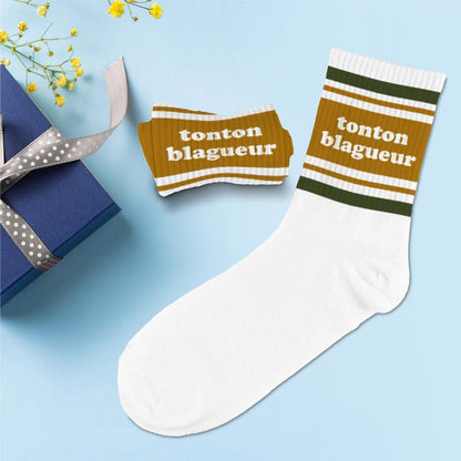 Chaussettes humoristiques: Tonton blagueur