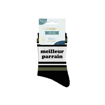Chaussettes humoristiques: Meilleur parrain
