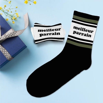 Chaussettes humoristiques: Meilleur parrain