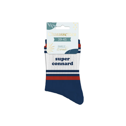 Chaussettes humoristiques: Super connard