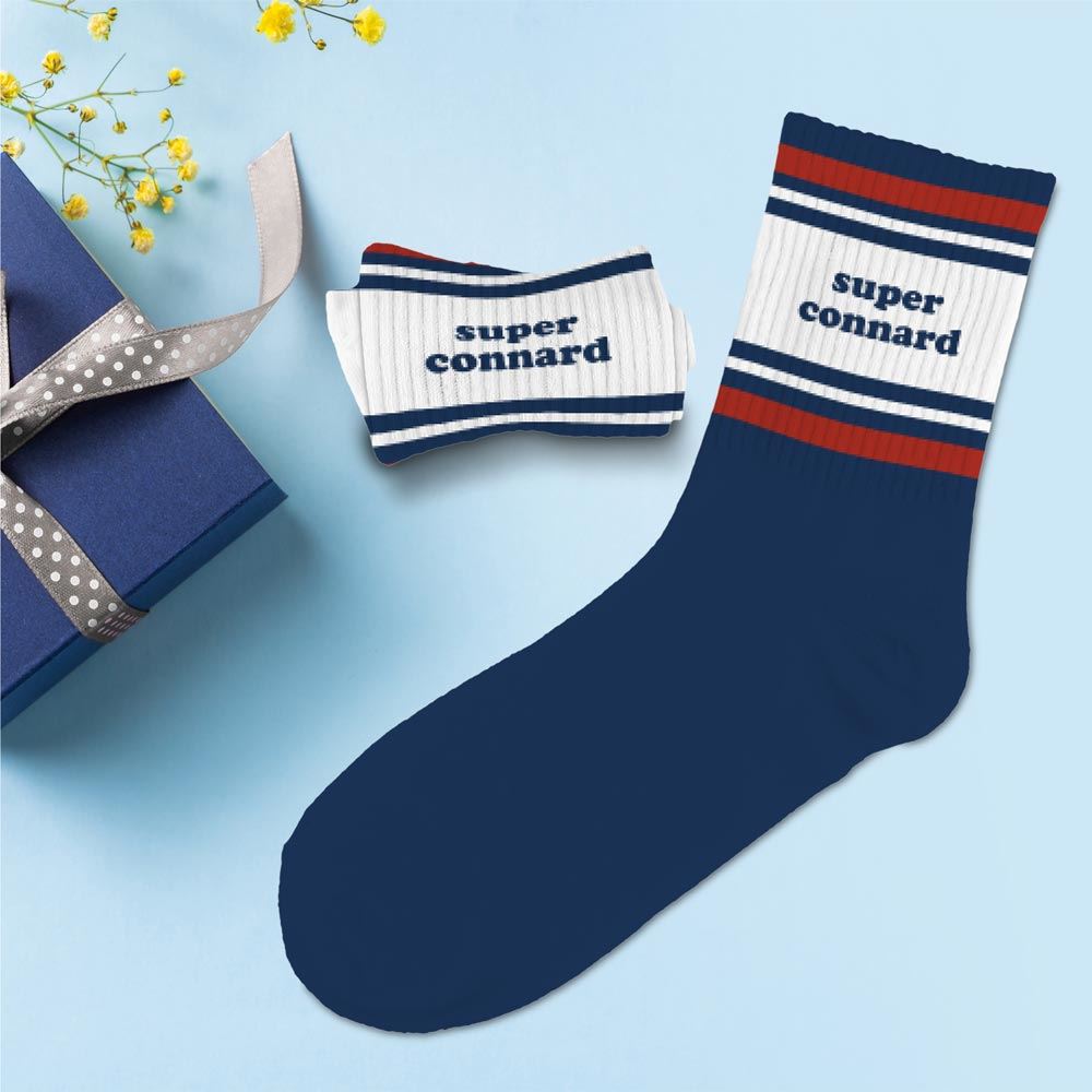 Chaussettes humoristiques: Super connard