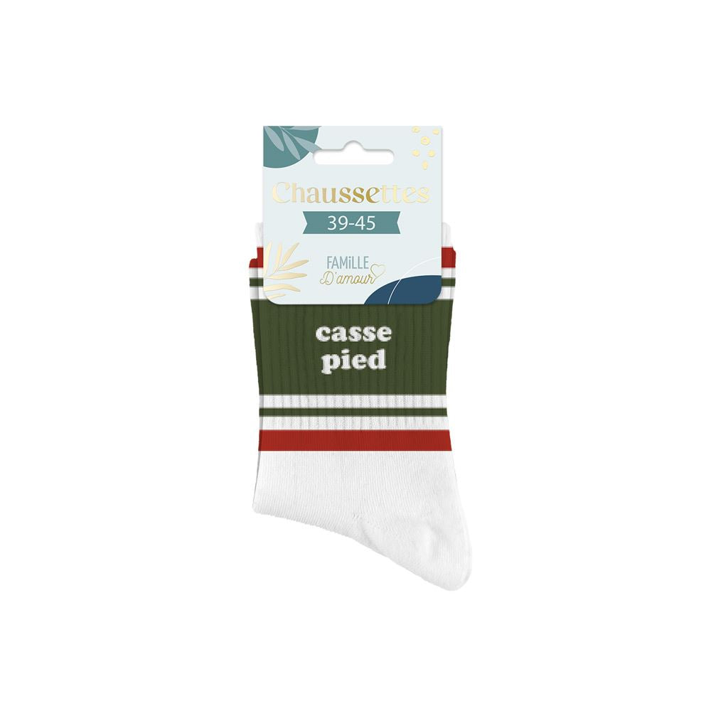 Chaussettes humoristiques: Casse pied