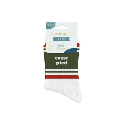Chaussettes humoristiques: Casse pied