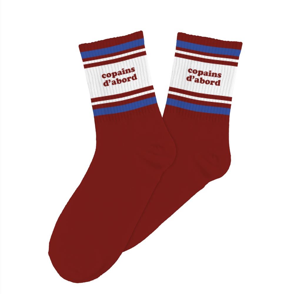 Chaussettes humoristiques: Copains d'abord