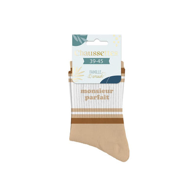 Chaussettes humoristiques: Monsieur parfait