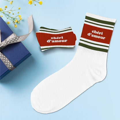 Chaussettes humoristiques: Chéri d'amour
