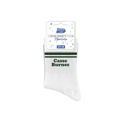 Chaussettes humoristiques: Casse burnes