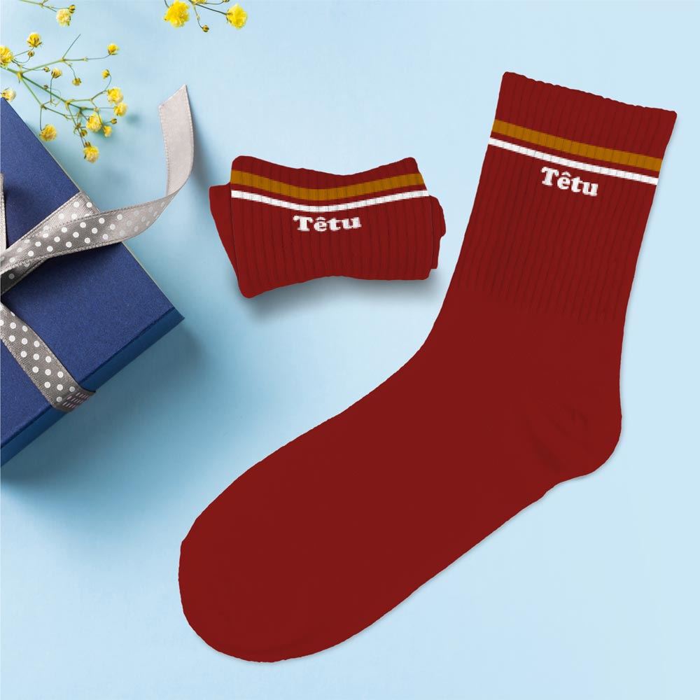 Chaussettes humoristiques: Têtu