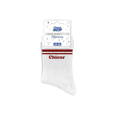 Chaussettes humoristiques: Chieur