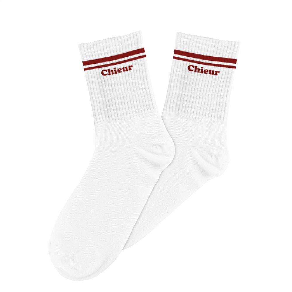Chaussettes humoristiques: Chieur