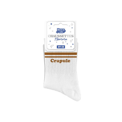 Chaussettes humoristiques: Crapule