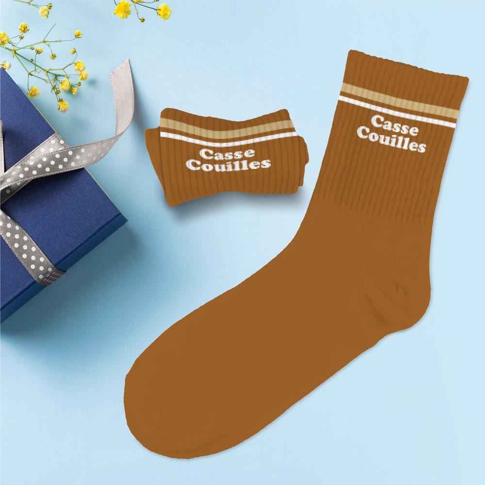 Chaussettes humoristiques: Casse couilles