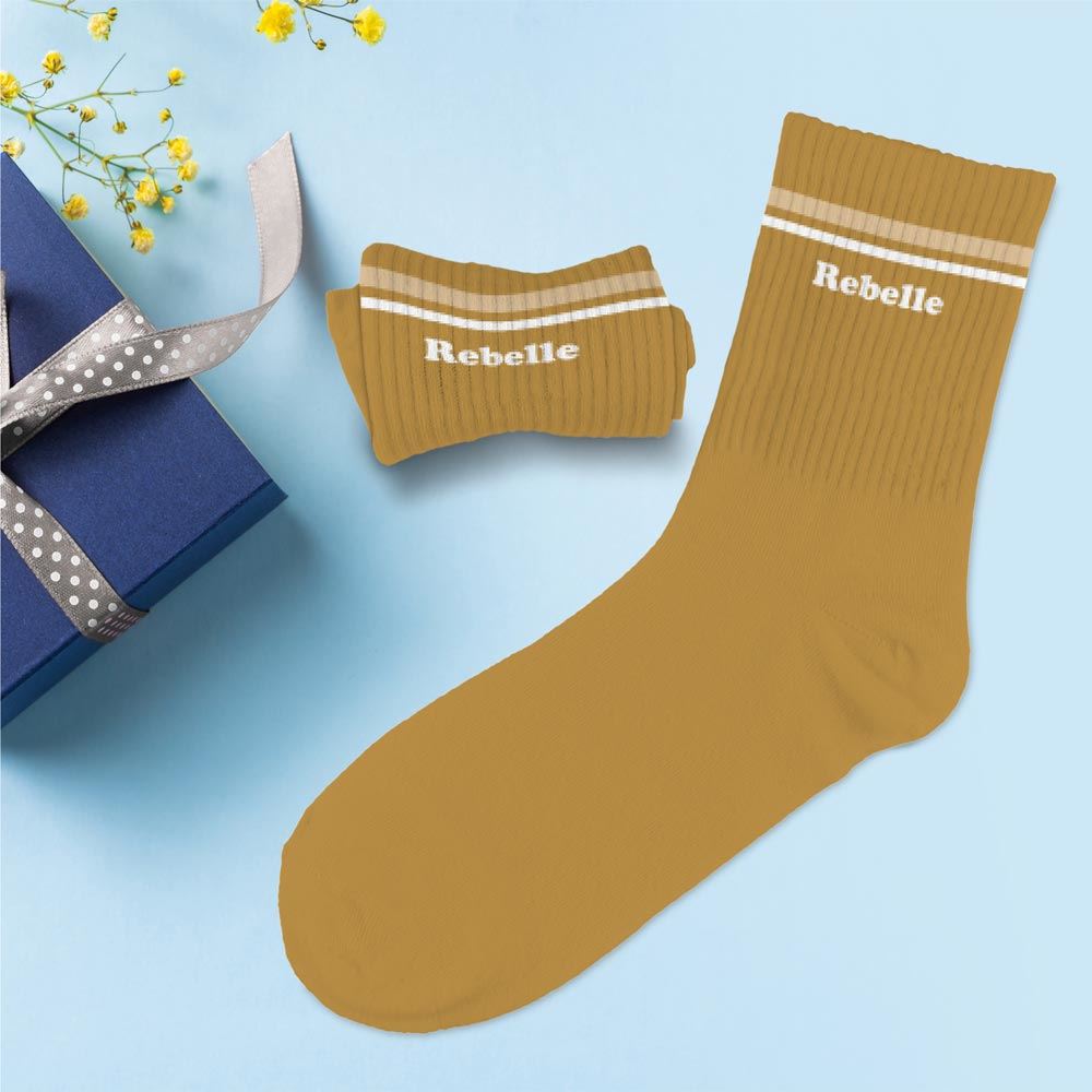Chaussettes humoristiques: Rebelle