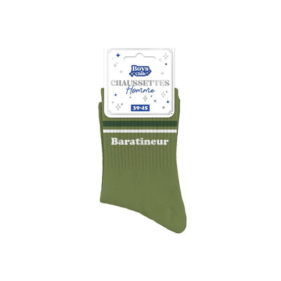 Chaussettes humoristiques: Baratineur