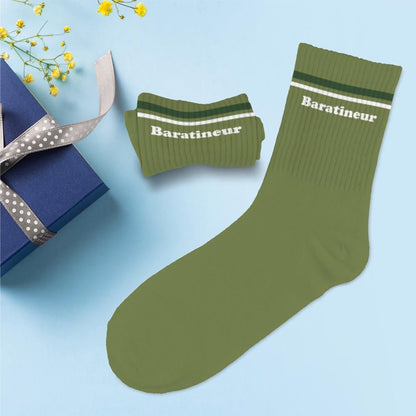 Chaussettes humoristiques: Baratineur