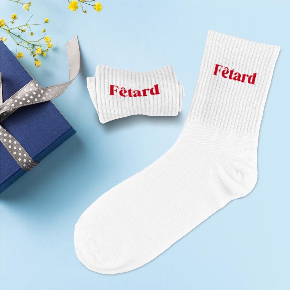 Chaussettes humoristiques: Fêtard