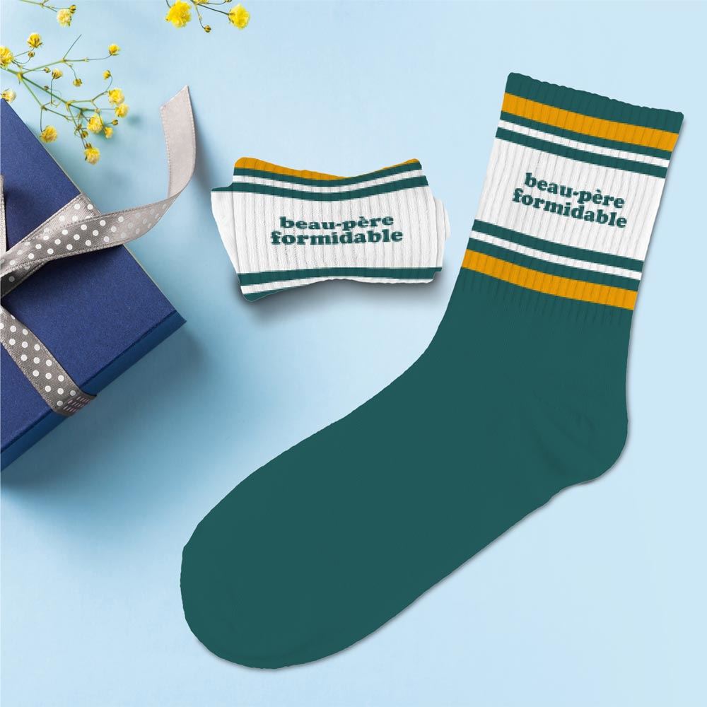 Chaussettes humoristiques: Beau-père formidable