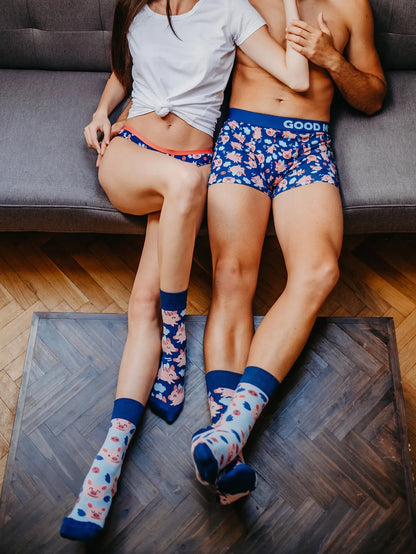 Chaussettes à motifs: Cochons volants