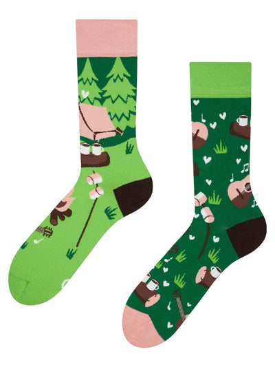 Chaussettes à motifs: L'amour et la nature