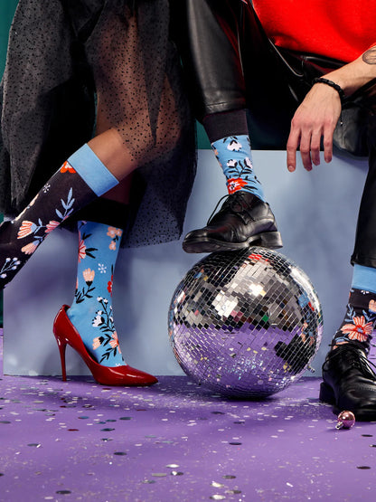 Chaussettes à motifs: Thème floral