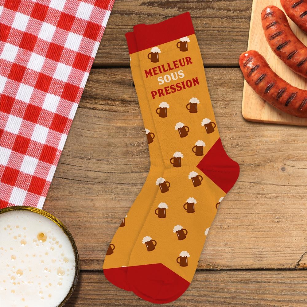 Chaussettes humoristiques: Meilleur sous pression