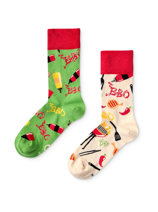 Chaussettes à motifs: Saison des barbecues